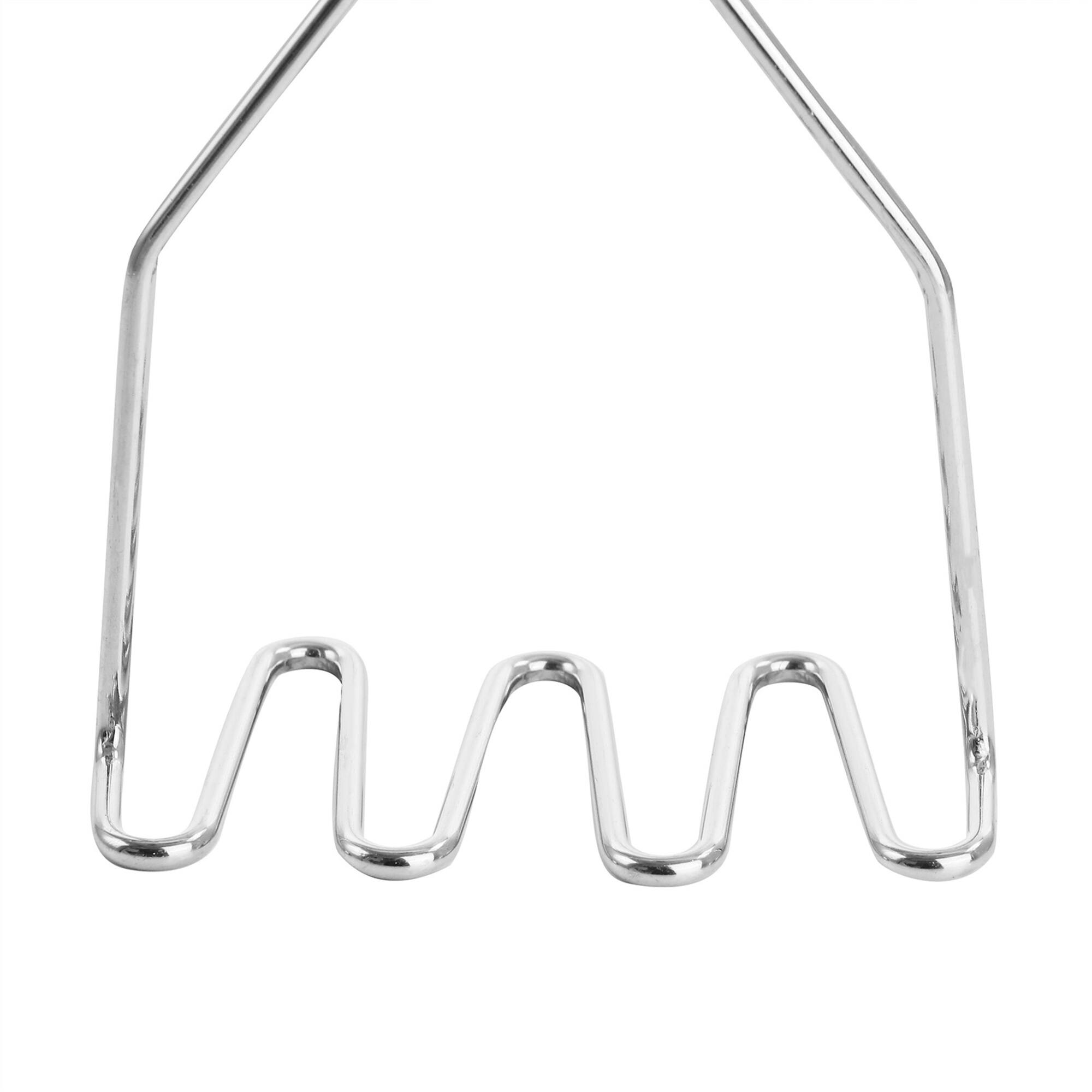Martha Stewart Everyday Gray Stainless Steel Masher Utensil